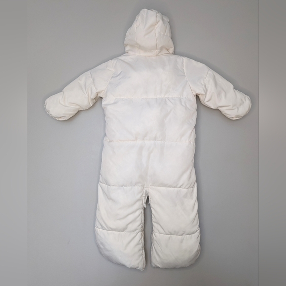 babyGapâ•‘White Snowsuitâ•‘Size 6-12M - Picture 6 of 6